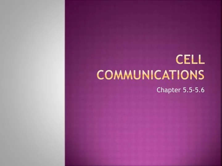 cell communications