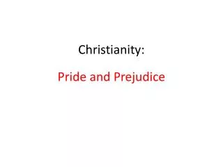 Christianity: