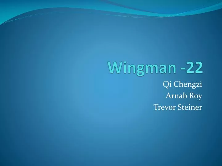 wingman 22