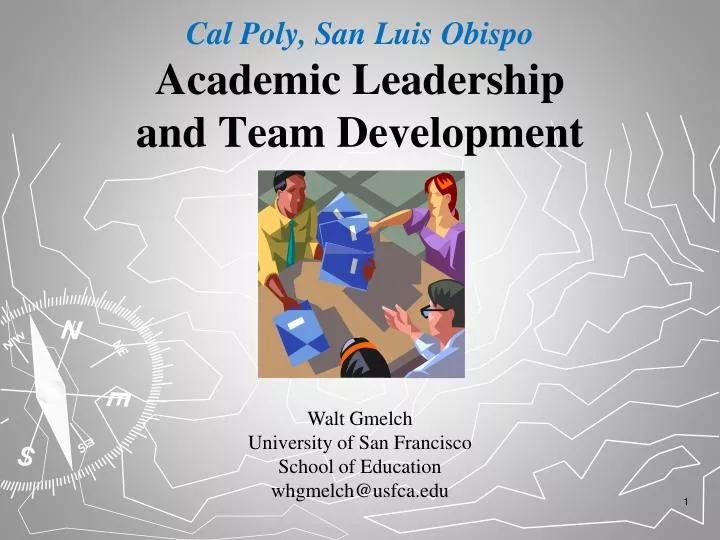 cal poly san luis obispo academic leadership and team development