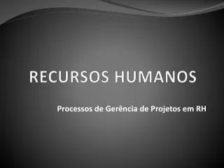recursos humanos