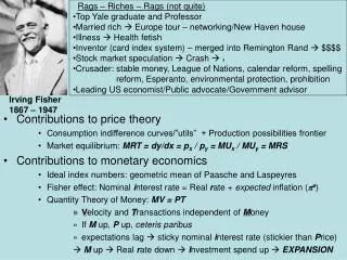 Contributions to price theory