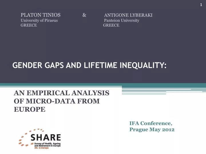 gender gaps and lifetime inequality