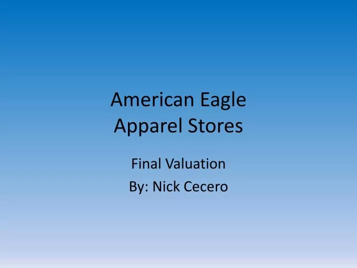 american eagle apparel stores