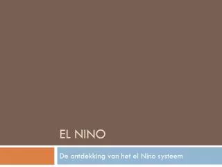 el nino