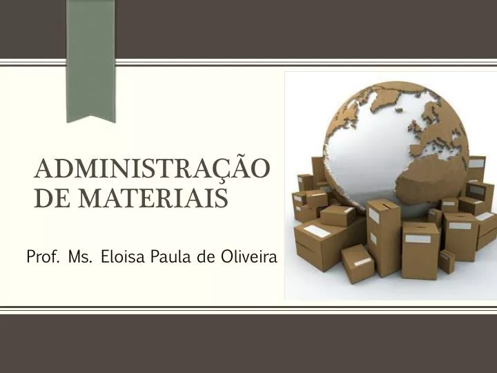 administra o de materiais