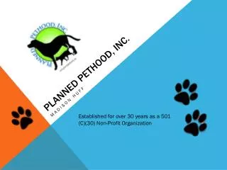 Planned Pethood , Inc.
