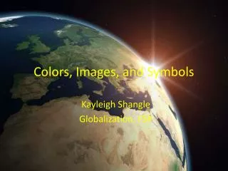 Colors, Images, and Symbols
