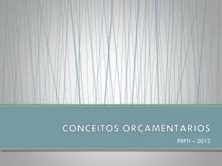 conceitos or ament rios