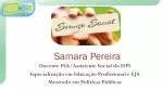 Samara Pereira - slide 1