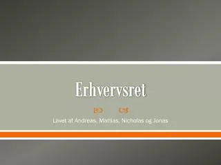 erhvervsret