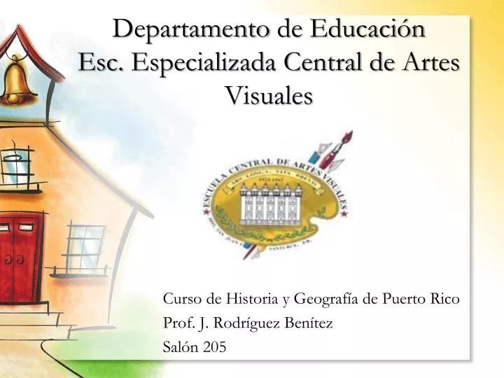 departamento de educaci n esc especializada central de artes visuales