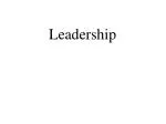 Leadership - slide 1