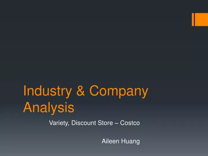 industry company analysis