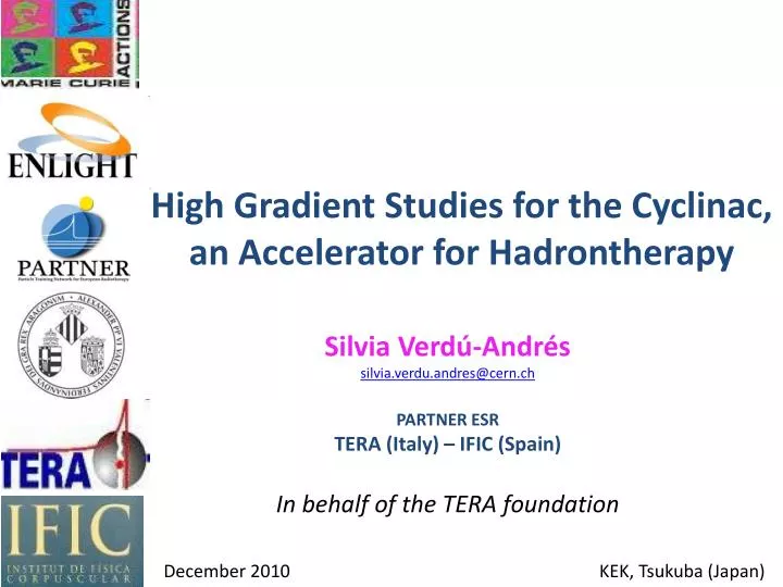 high gradient studies for the cyclinac an accelerator for hadrontherapy