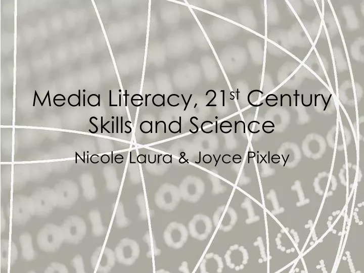 media literacy 21 st century skills and science