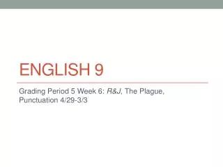 English 9