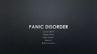 Panic Disorder