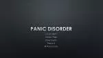 Panic Disorder - slide 1