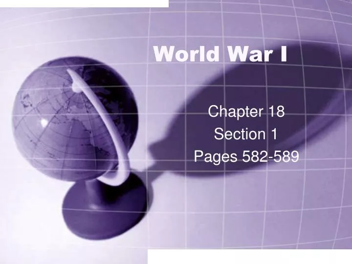 world war i