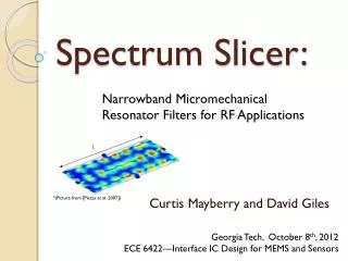 Spectrum Slicer: