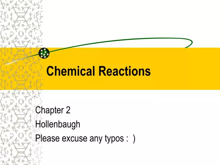 chemical reactions