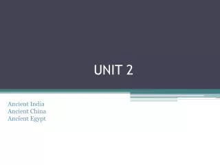 UNIT 2