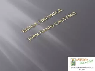 banda sinfonica juan david casta o