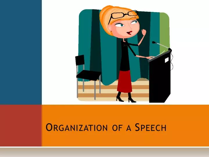 organization of a speech