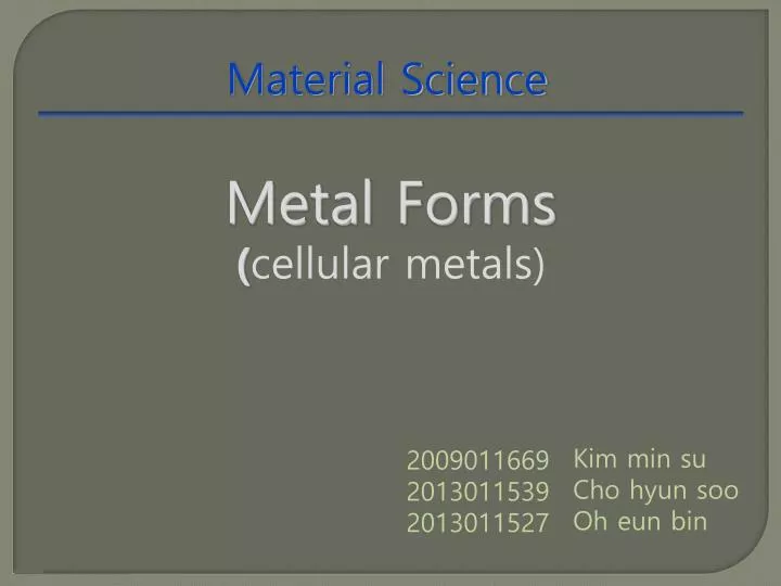 material science