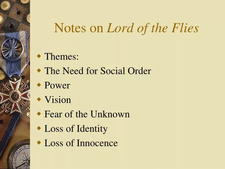 notes on lord of the flies