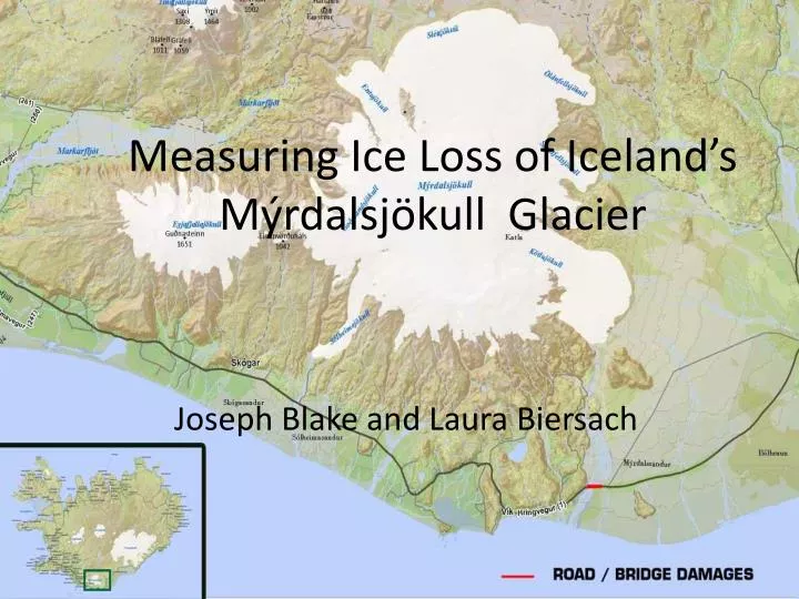 measuring ice l oss of iceland s m rdalsj kull glacier
