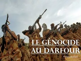 le g nocide au darfour