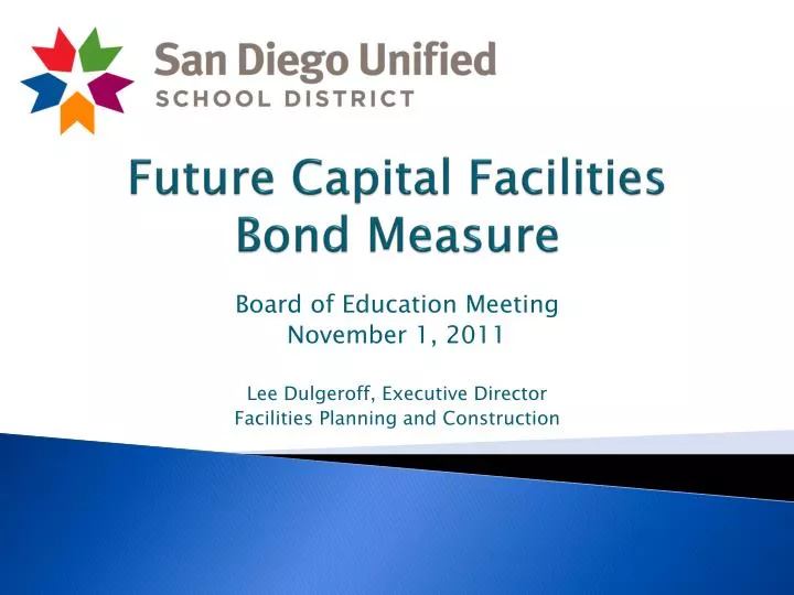 future capital facilities bond measure