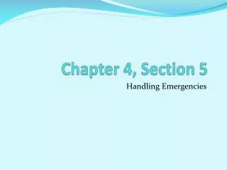 Chapter 4, Section 5