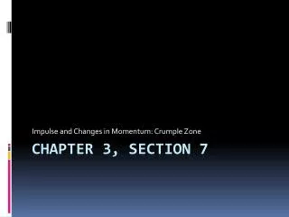 Chapter 3, Section 7