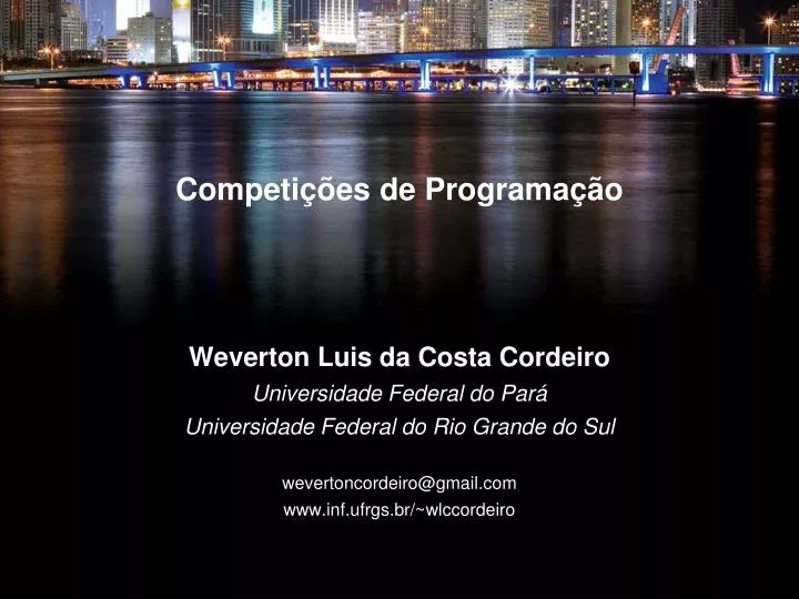 competi es de programa o