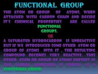 Functional group