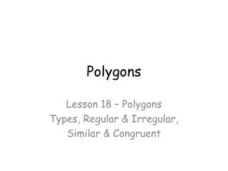 Polygons