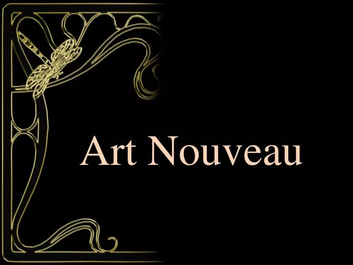 art nouveau presentation