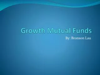 Growth Mutual Funds