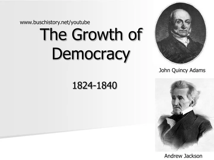 the growth of democracy