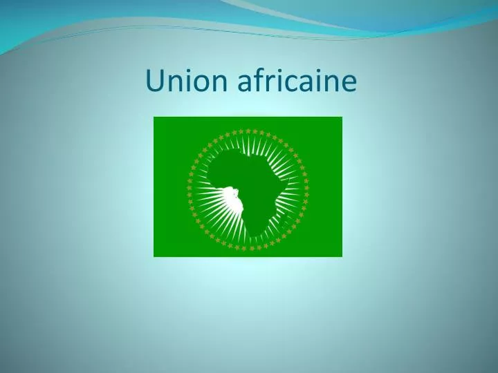 union africaine