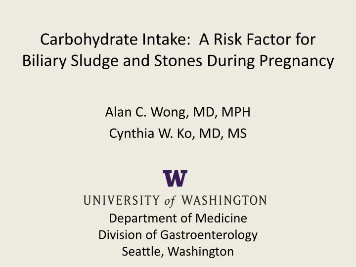 carbohydrate intake a risk factor for biliary sludge and stones during pregnancy