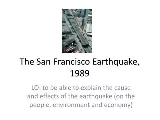 the san francisco earthquake 1989