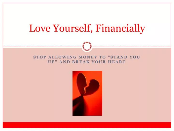 love yourself financially