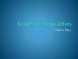 graphing inequalities