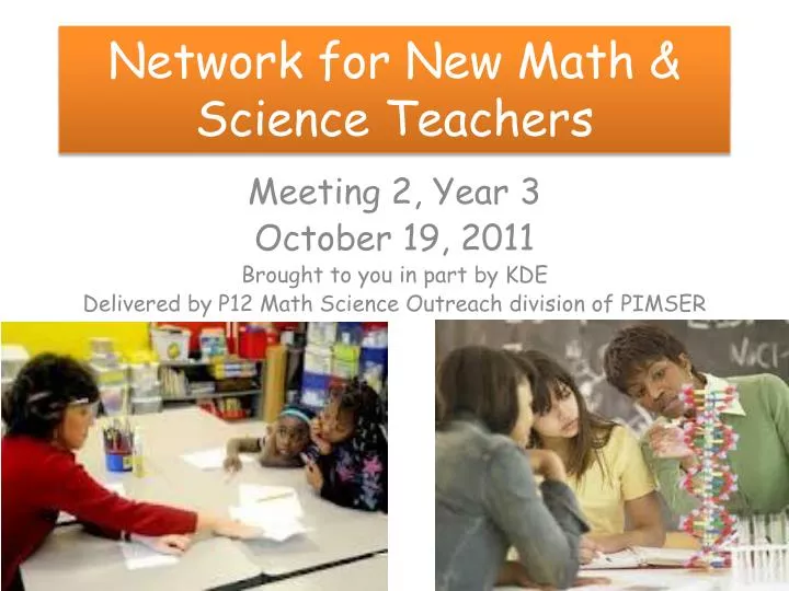 network for new math science teachers
