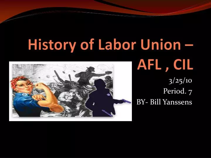history of l abor union afl cil