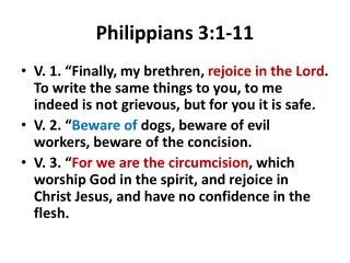 Philippians 3:1-11
